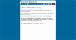 Desktop Screenshot of oceanelectronics.co.uk
