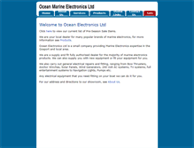 Tablet Screenshot of oceanelectronics.co.uk
